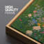 Œuvre de jardin printanier, art mural de salon vert, impression numérique sur toile giclée sur toile-111654107-111654109
