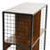 Open Storage Bookshelf with 4 Cube