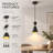 3-Light Adjustable Kitchen Island Pendant Light