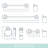 3 - Piece Bathroom Hardware Set-90932720