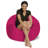 Bean Bag Chair - Shredded Memory Foam Filled Round Furniture Bean Bag Chair with Removable and Machine Washable Cover - Big Bean Bag Sofa Lounger with Soft Micro Fiber Cover - Multiple Colors, Multiple Sizes and Fabrics-1054477381-1073550893