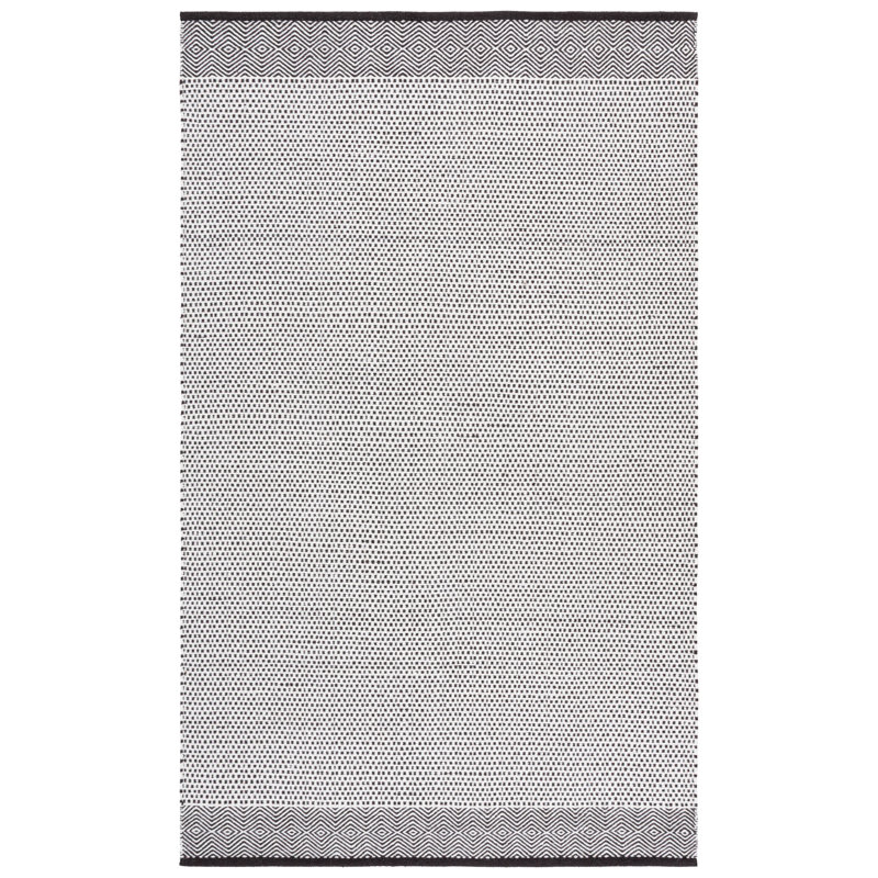 Kilim 855 Hand Woven 60% Cotton; 40% Wool Geometric Shapes Rug, Rectangle 6' x 9'