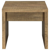 Yaviel Sophisticated Style - Papastamelos Square Engineered Wood End Table Mango