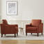Fauteuil avec pieds en bois massif-892651812
