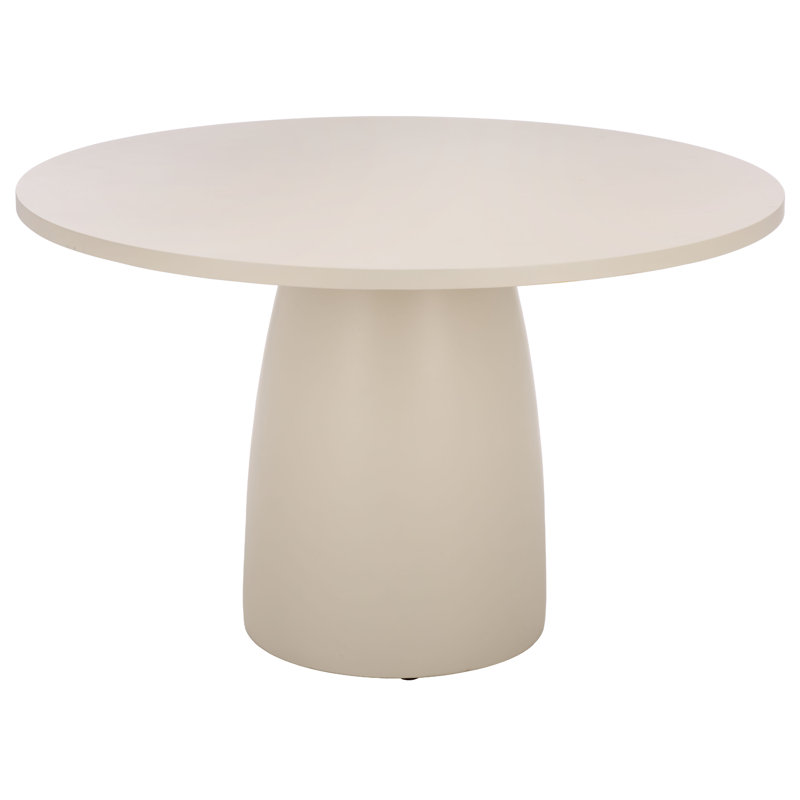 Tina Round Dining Table, Ivory