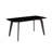 Rectangular Glass and Stone Top with Stainless Steel Base Dining Table-1919463334-1919463343