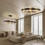 Maebh 35.4" Luxury Dimmable Crystal Chandelier, Modern Matte Black Square/Rectangle Dining Room Chandeliers