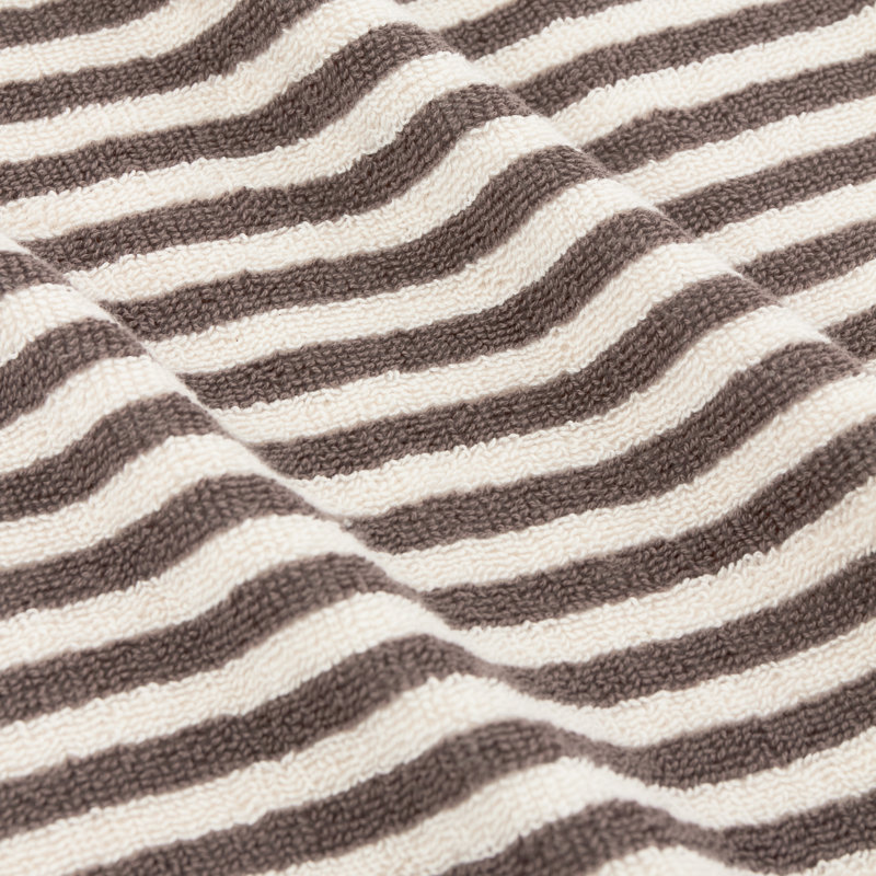 Hebden Hand Towel, Brown/Cream