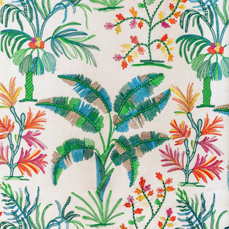 Majorelle Martil Emb Performance Fabric, Jewel