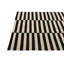 Tapis noir et blanc Ousley