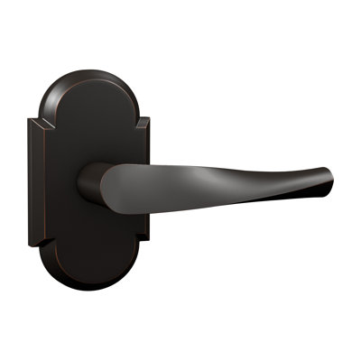 Bravura 935-G2 Meridian Dummy Lever on  Arched Rose in Oil Rubbed Bronze - LH