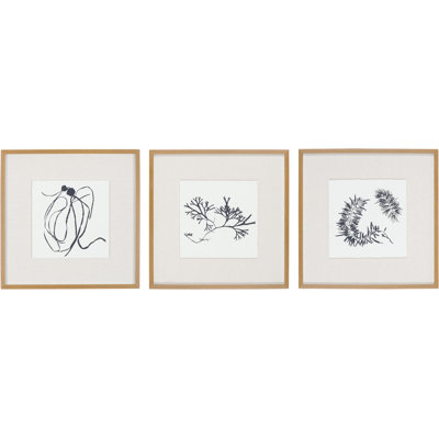 Peinture encadrée, 3 pièces