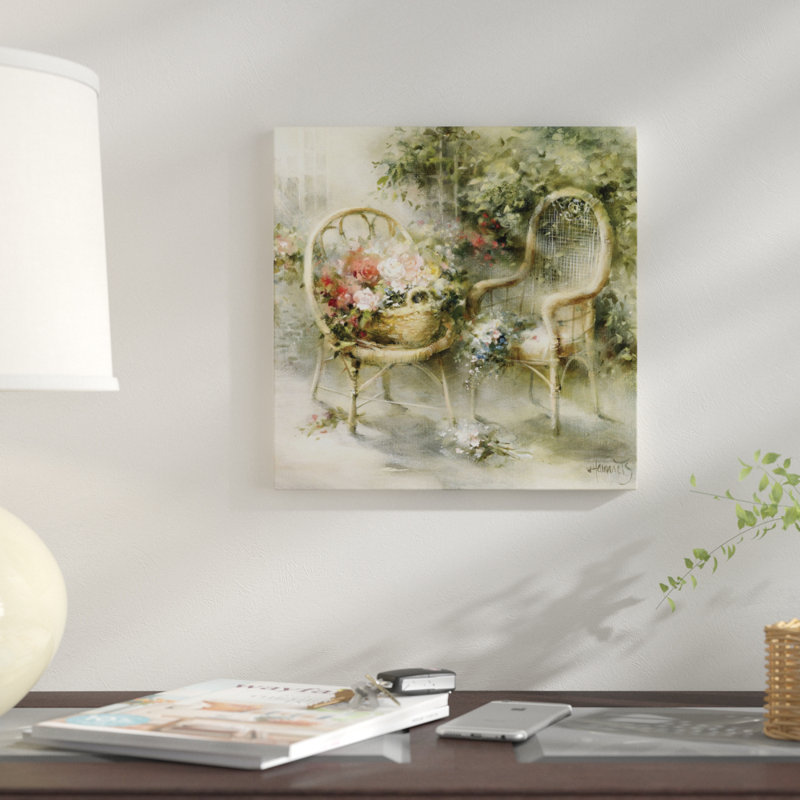 «Summer», reproduction sur toile, H 26 po x l 26 po x P 1,5 po, Pas de tapis, Toile tendue