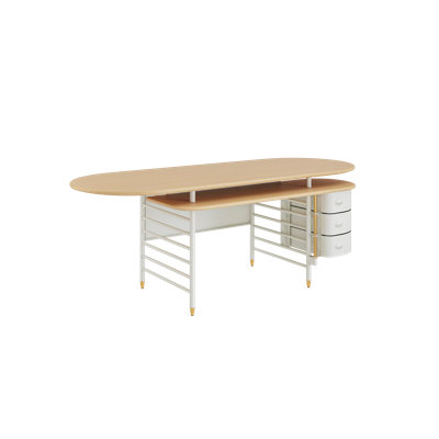 Racine Solid Wood Executive Desk