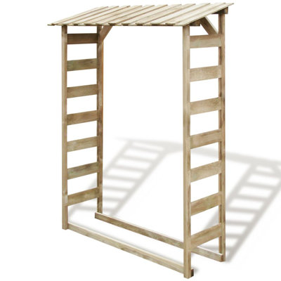 5 Ft. W x 1 Ft. D Wood Log Store