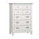 Commode 5 tiroirs en bois massif l 38 po Colburn