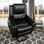Fauteuil inclinable surdimensionné en cuir Air Lift avec repose-pieds-1774454751