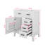 Meuble-lavabo de 30 po sans lavabo supérieur, base d'armoire seulement, armoire de rangement de salle de bain avec 3 tiroirs, une porte avec tablette-2595507
