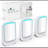 Air Purifier (3 Pack) Negative Air Ionizer For Home Use,Filterless Mobile Air Ionizer,Negative Ion Deodorization,Mini Air Purifier For Home,Office,Pets,Smokers,Toilet,Bathroom