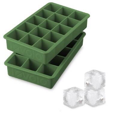 Tovolo King Cube Oyster Gray Silicone Ice Tray