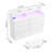 6 Drawer Dresser with RGB LED Lights & Charging Station, Wide Storage Chest with Open Shelf for Bedroom Living Room-1088114940