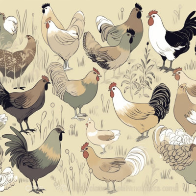Chicken Animal Green Machine Printed Comforter