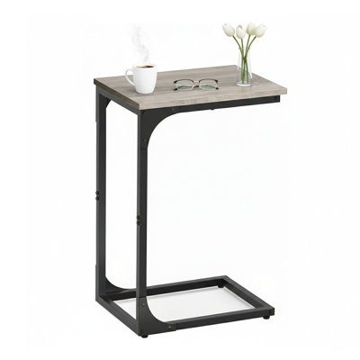Hufsah C Shape End Table