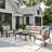 Aluminum Outdoor Conversation Set 5-Person Patio Set with Coffee Table-935161975-935161971