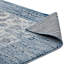 Tapis marocain contemporain bleu / ivoire Chiara-97858247