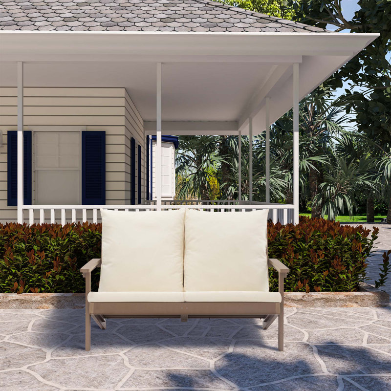 Canapé d'extérieur pour causeuse de patio, ensemble de conversation pour terrasse de jardin