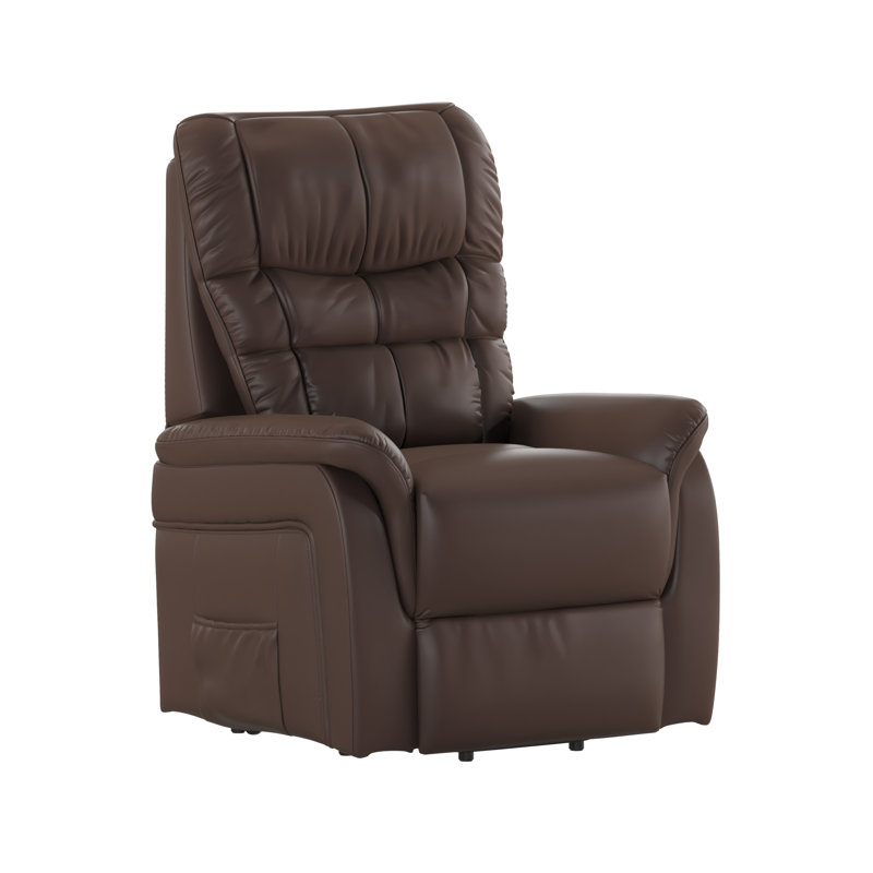 Fauteuil inclinable électrique Eldery Lift de Bonnevie, Brun