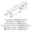 Poignée barre 12-5 / 8 po (320 mm) d'armoire nickel satiné d'un centre à l'autre-311808073-329904446-313837457