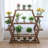 Wood Weather Resistant Plant Stand