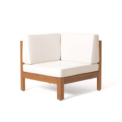 BRAVA X-BACK CORNER CHAIR, BEIGE