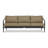 Delaine 83.25'' Wide Straight Powder Coated Aluminum Patio Sofa with Cushions-70110071-70110078