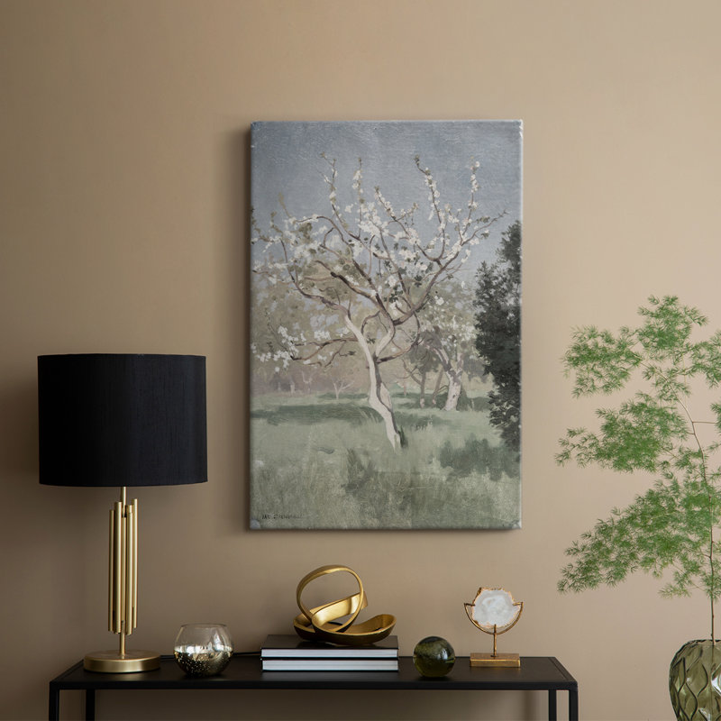 Motif floral rétro LXIV - galerie Cavas, H 60 po x l 40 po