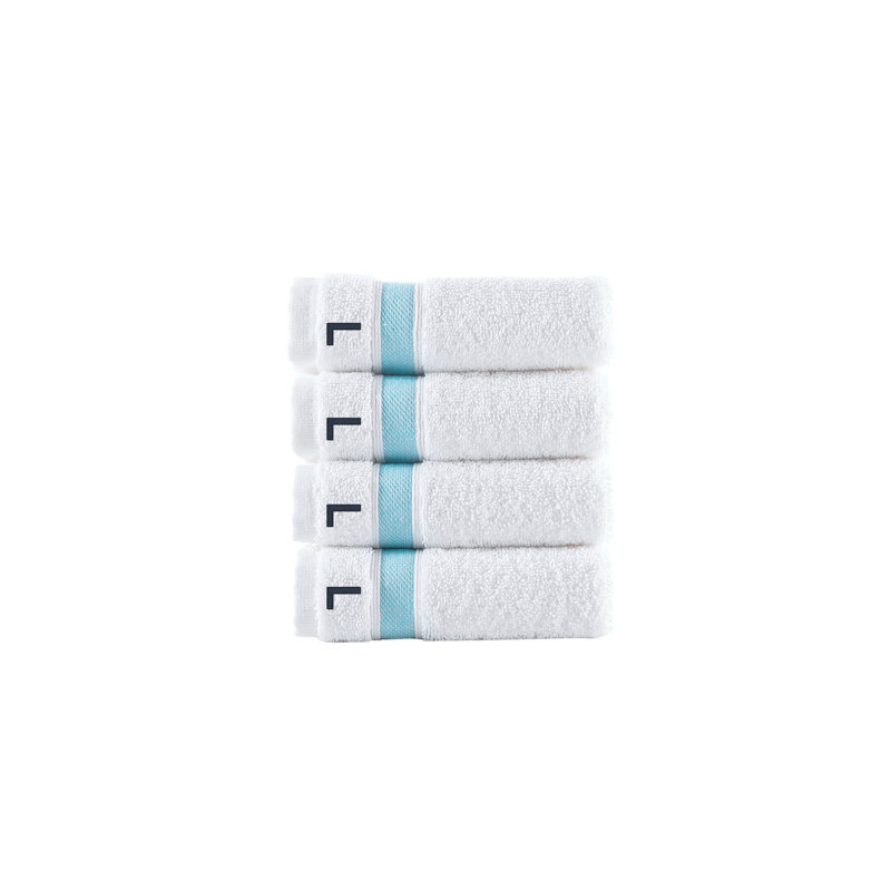 Dieter 4 pcs Wash Towels, L, Sea Glass, Wash Towels - 4 Pack