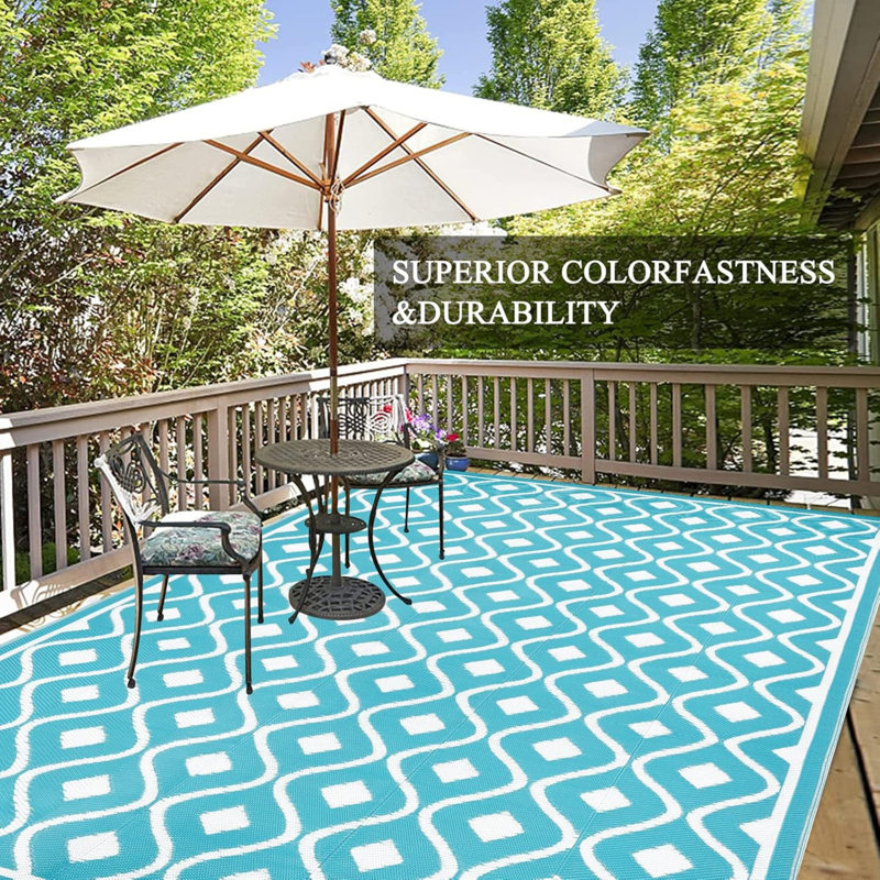Outdoor Rug, Rectangle 8" x 10"