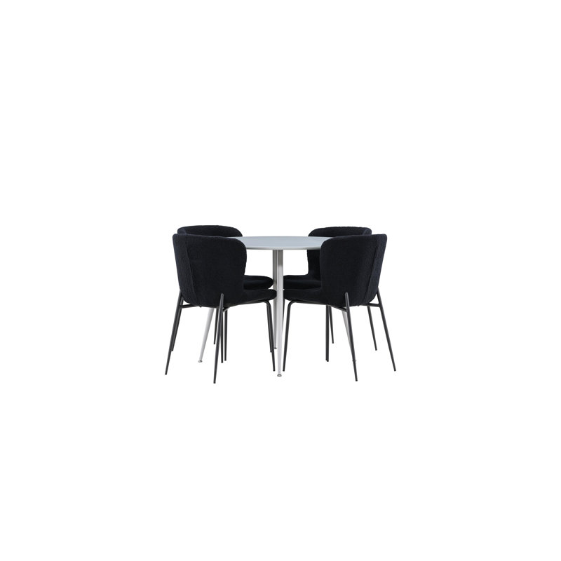 Arballo 4 - Person Dining Set, Grey