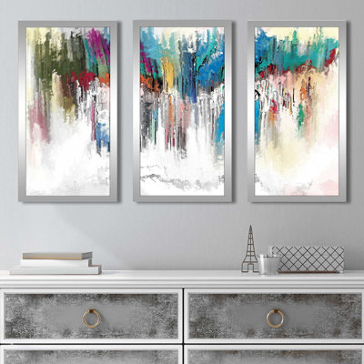 "Linear", reproduction sur acrylique 3 pièces