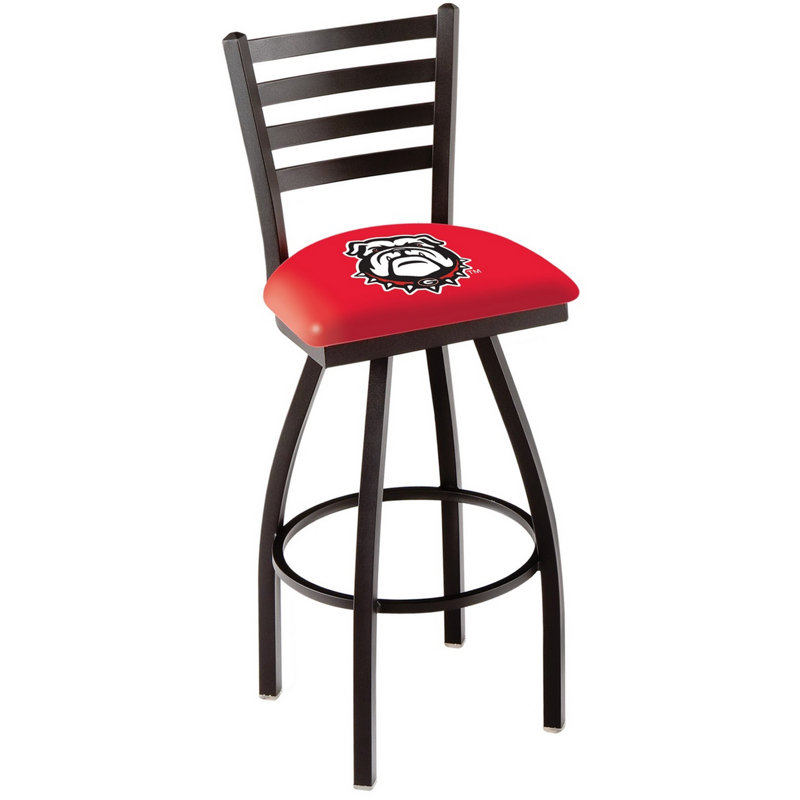 Tabouret tournant 36" NCAA, Géorgie - «Bulldog»