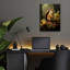«Grey Squirrel In The Woods» par Momart, art mural en verre acrylique-502322865