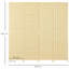 180cm W x 180cm H 4 - Panel Solid Wood Folding Room Divider