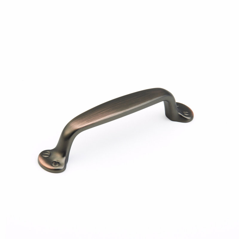 Aurora Bronze 4" Traditional Solid Brass Handle Pull