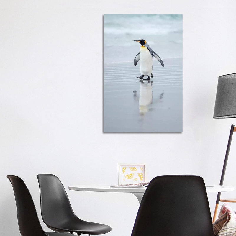 King Penguin On Falkland Islands. by Martin Zwick - Wrapped Canvas Gallery-Wrapped Canvas Giclée