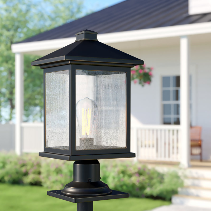Luminaire suspendu en forme de pilier câblé à 1 lumière H 18 po Lovette
