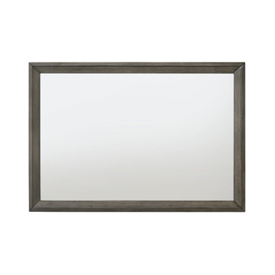 Escher Gray Oak Finish Mirror