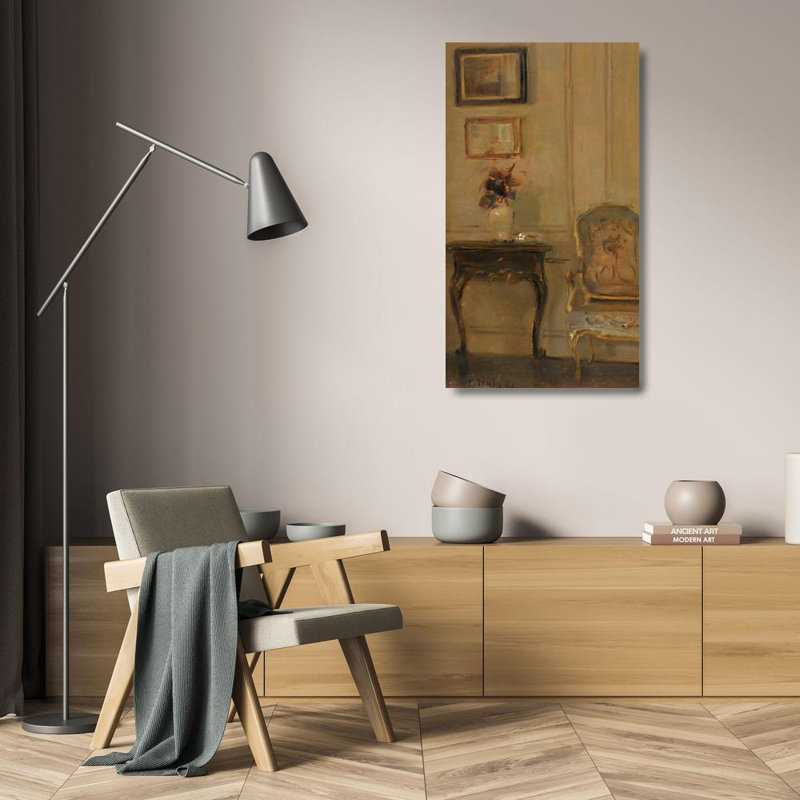 "Interior" par Carl Holsøe - Art mural sur toile tendue avec châssis, H 24 po x l 17 po