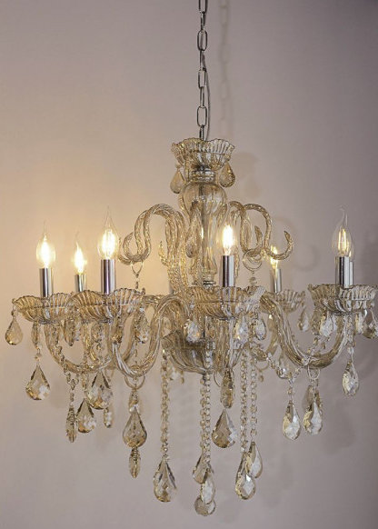 Debden 8 - Light Candle Style Chandelier