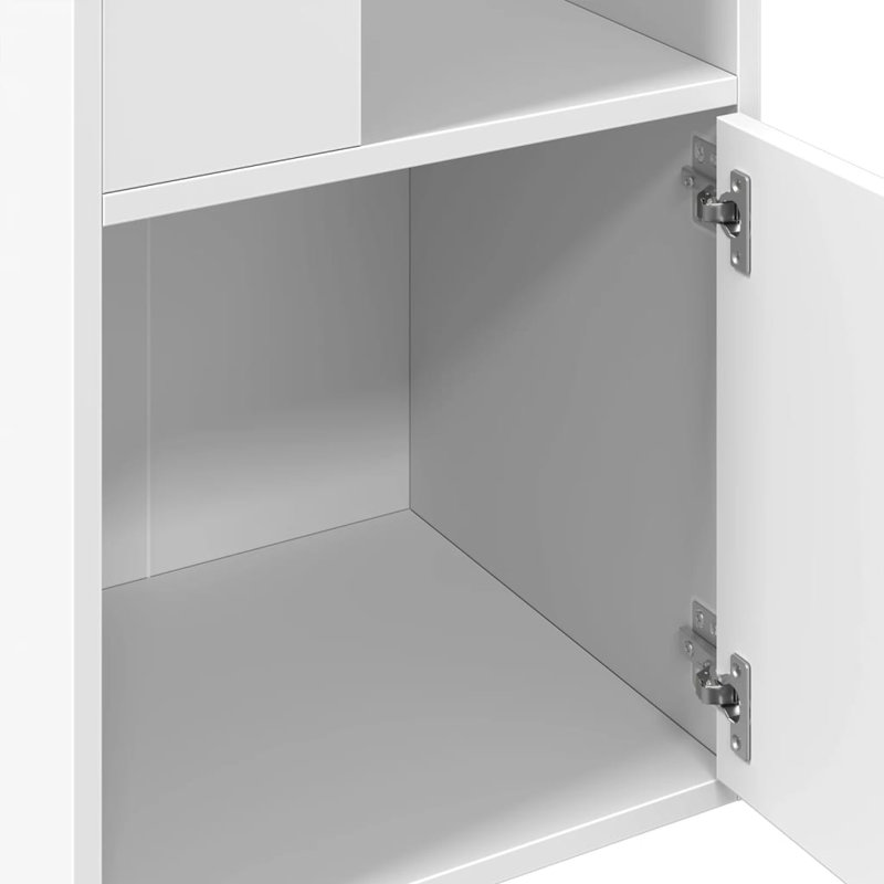 Ayona 189cm H x 40cm W Bookcase, White